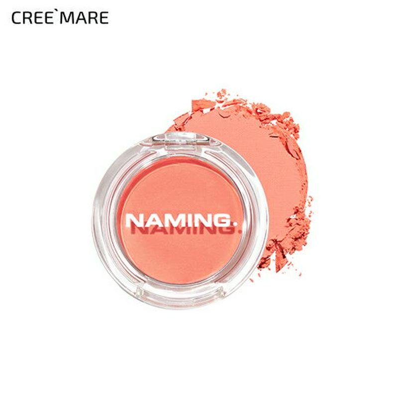 [ネイミング]フラッフィーパウダーブラッシュCRR01・47658 コスメ cosme 【MAKEUP】NAMING チーク ブラッシャー パウダーチーク パウダー コーラル オレンジ ピングレ 韓国 韓国コスメ ネイミング