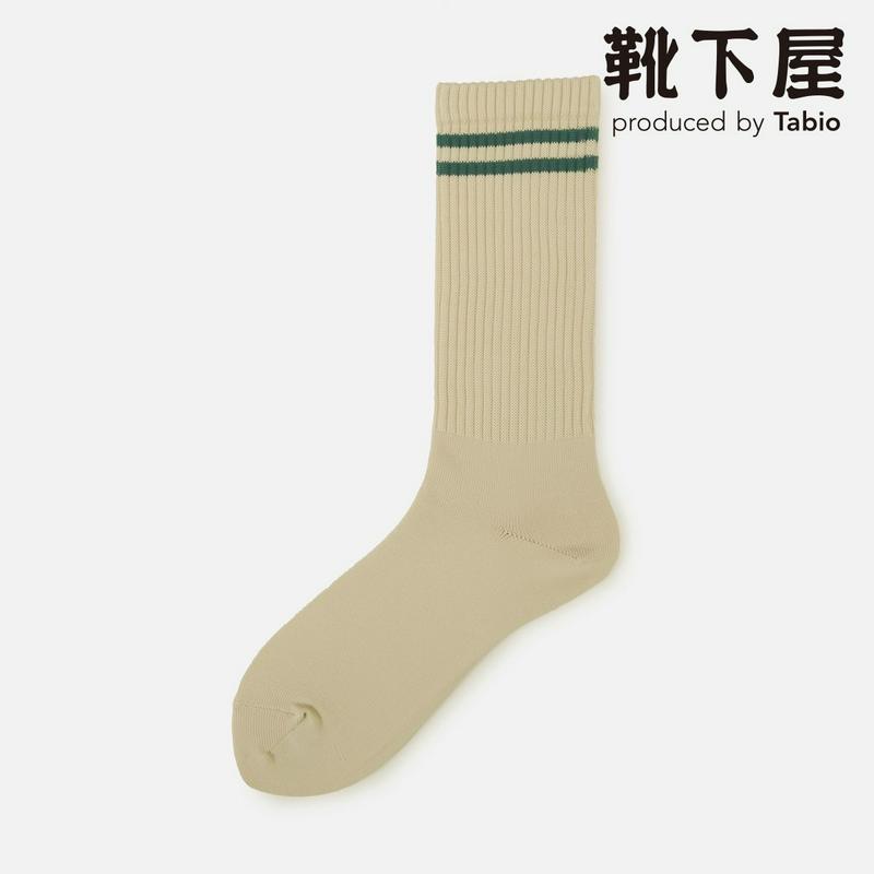 【あす楽】【靴下屋】 ドライアメリブ2本ラインソックス / 靴下 タビオ Tabio くつ下 ドライ レディース 日本製
