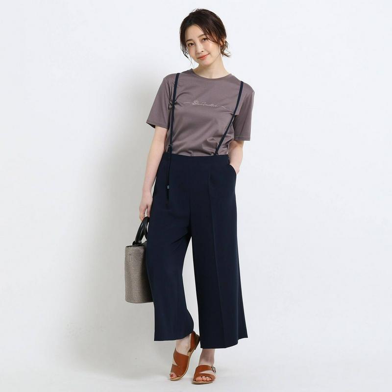 コットン混ミニロゴＴシャツ