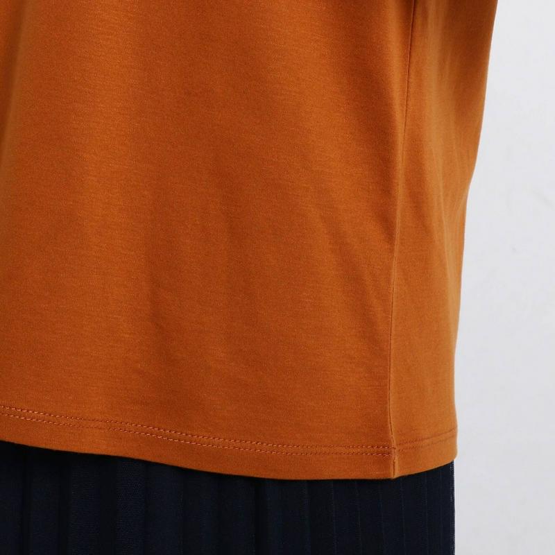 コットン混ミニロゴＴシャツ