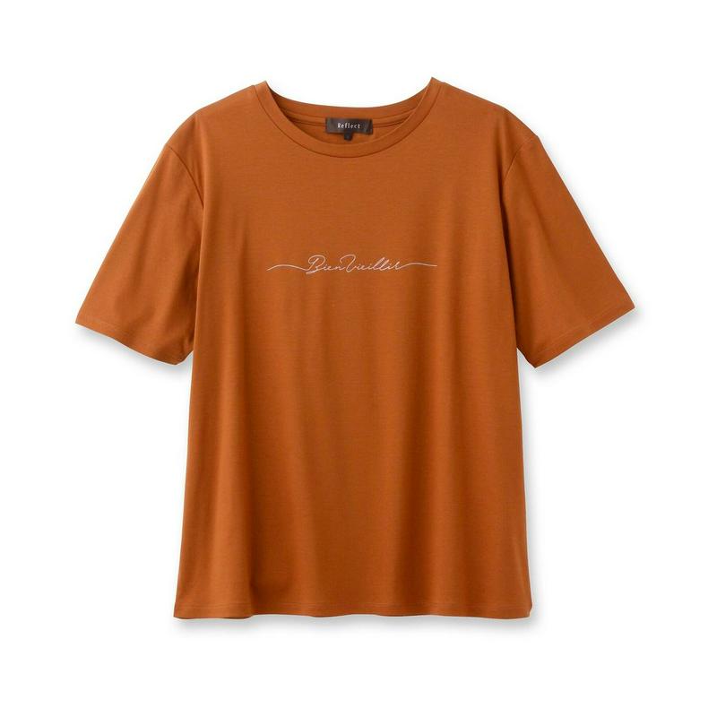 コットン混ミニロゴＴシャツ