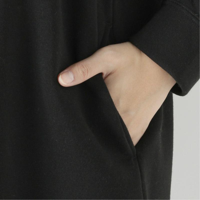 あったか裏起毛ロング丈パーカーワンピ―ス