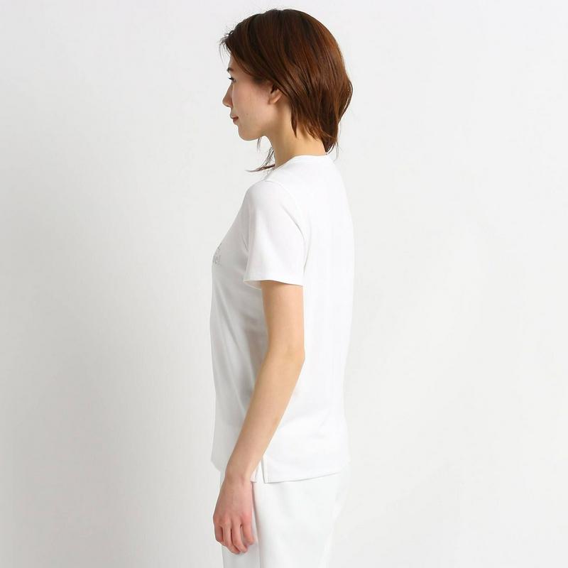 レーヨン混ロゴＴシャツ