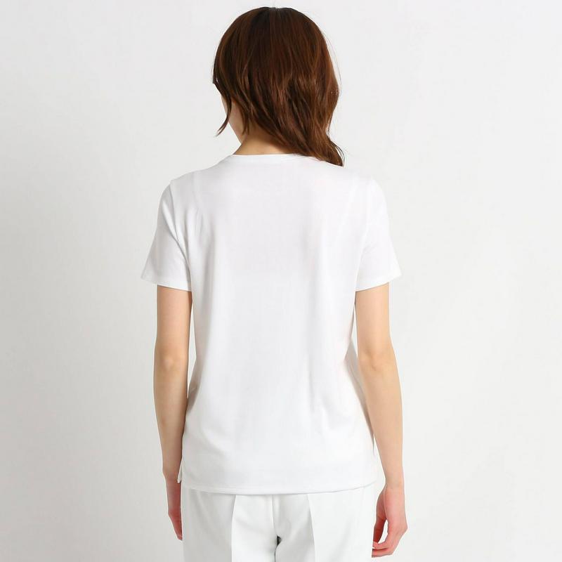 レーヨン混ロゴＴシャツ