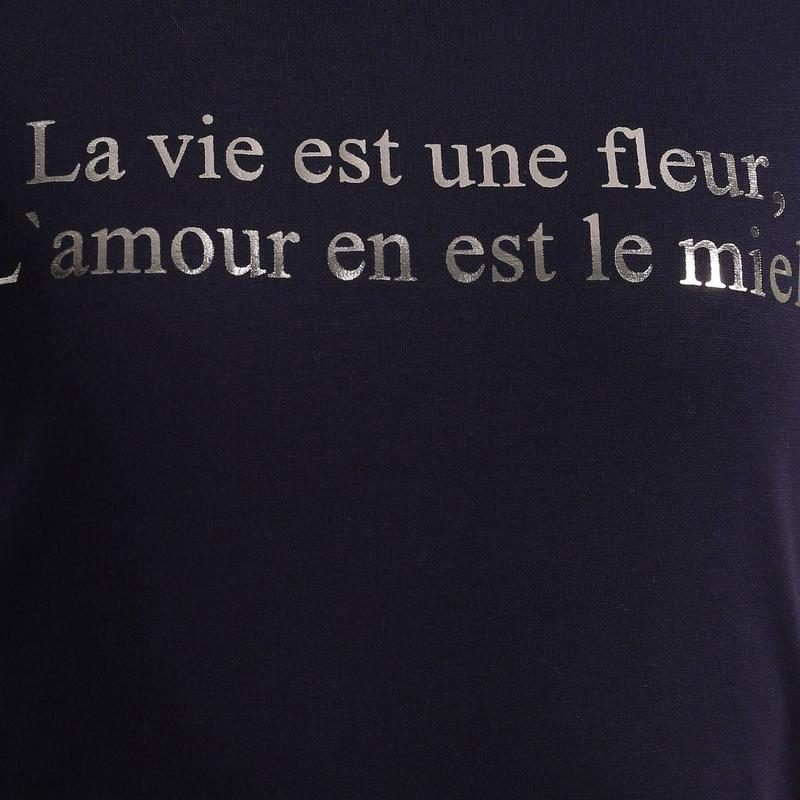レーヨン混ロゴＴシャツ