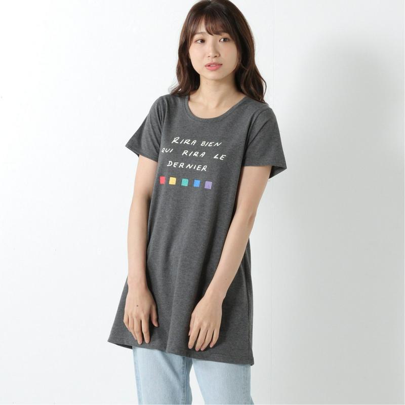 選べるプリント１０色展開◎着回しチュニックＴシャツ（ページワン/PAGE ONE）