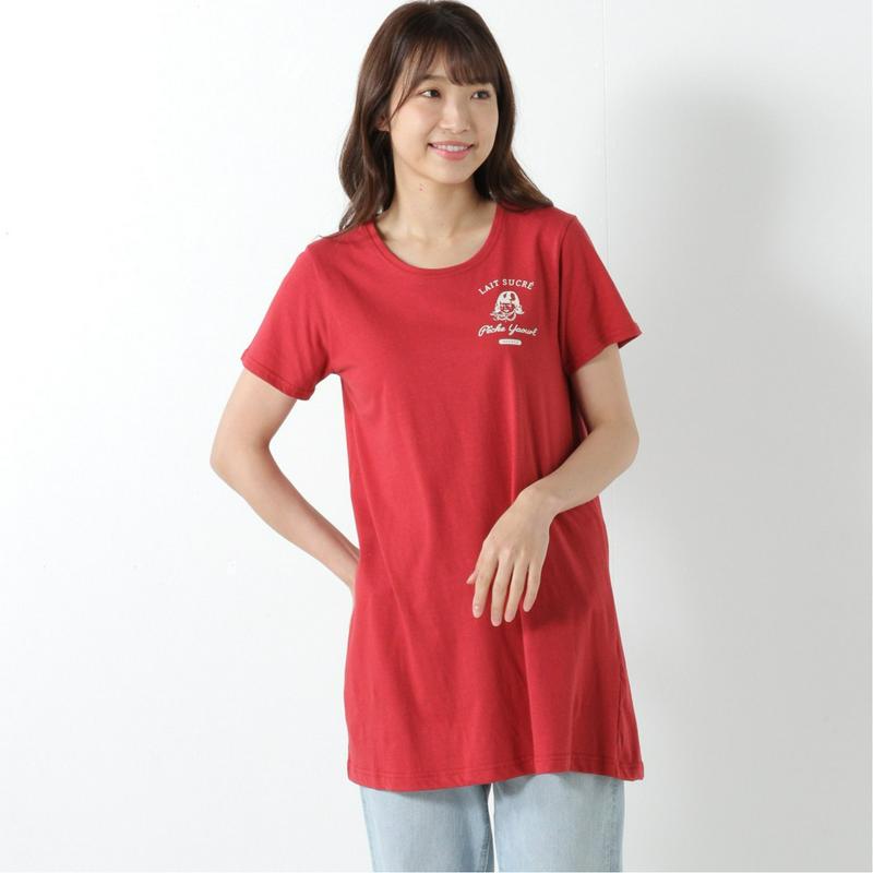 選べるプリント１０色展開◎着回しチュニックＴシャツ（ページワン/PAGE ONE）