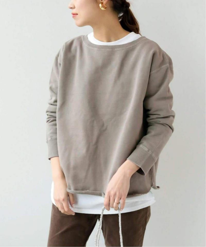 《追加2》ピグメントバッククロススウェット◆（JOURNAL STANDARD relume）