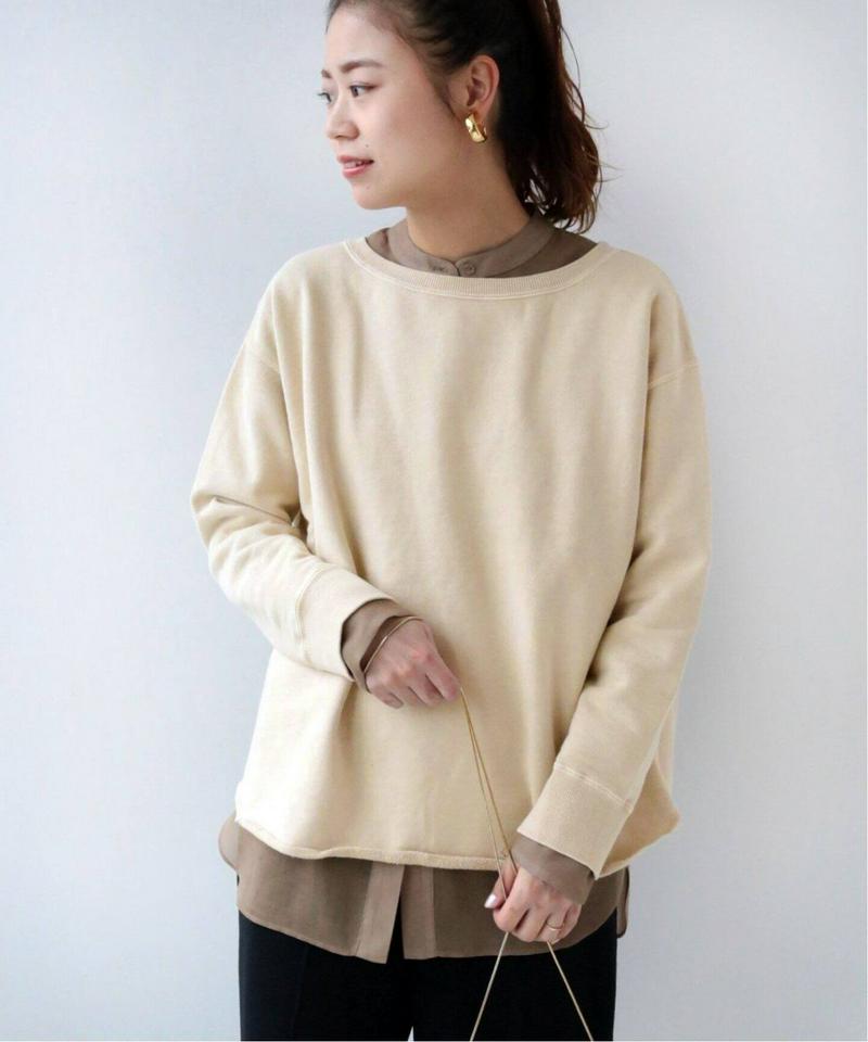 《追加2》ピグメントバッククロススウェット◆（JOURNAL STANDARD relume）