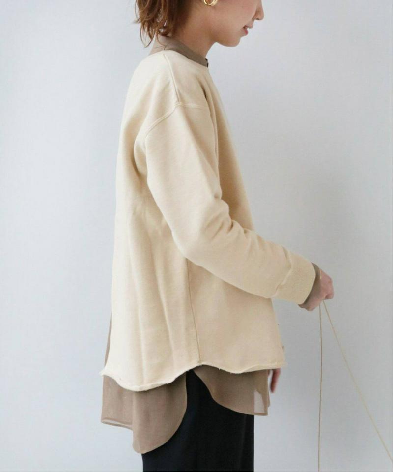 《追加2》ピグメントバッククロススウェット◆（JOURNAL STANDARD relume）