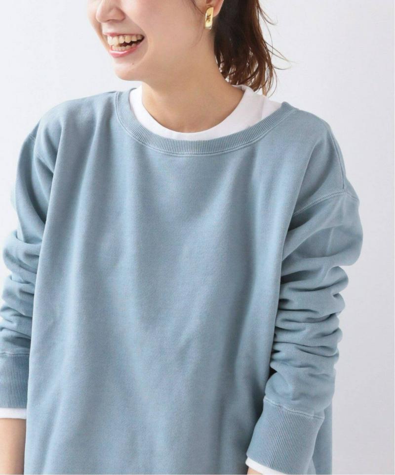 《追加2》ピグメントバッククロススウェット◆（JOURNAL STANDARD relume）