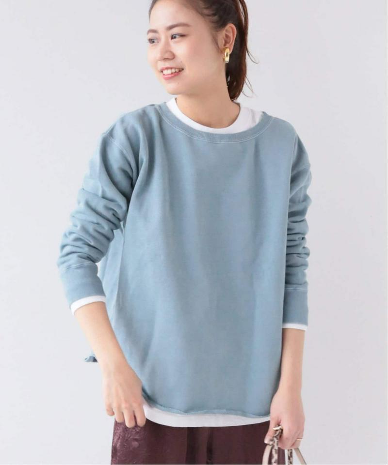《追加2》ピグメントバッククロススウェット◆（JOURNAL STANDARD relume）