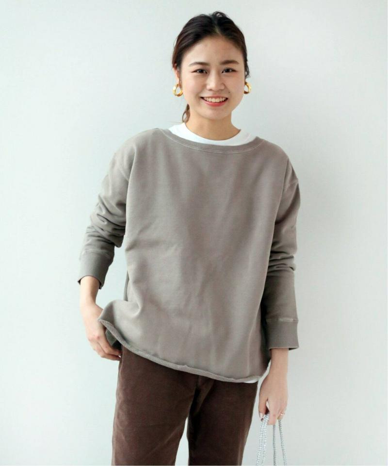 《追加2》ピグメントバッククロススウェット◆（JOURNAL STANDARD relume）