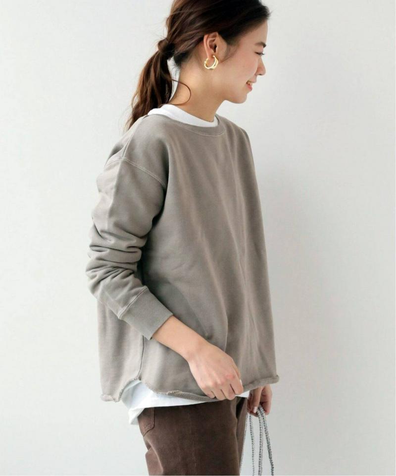 《追加2》ピグメントバッククロススウェット◆（JOURNAL STANDARD relume）