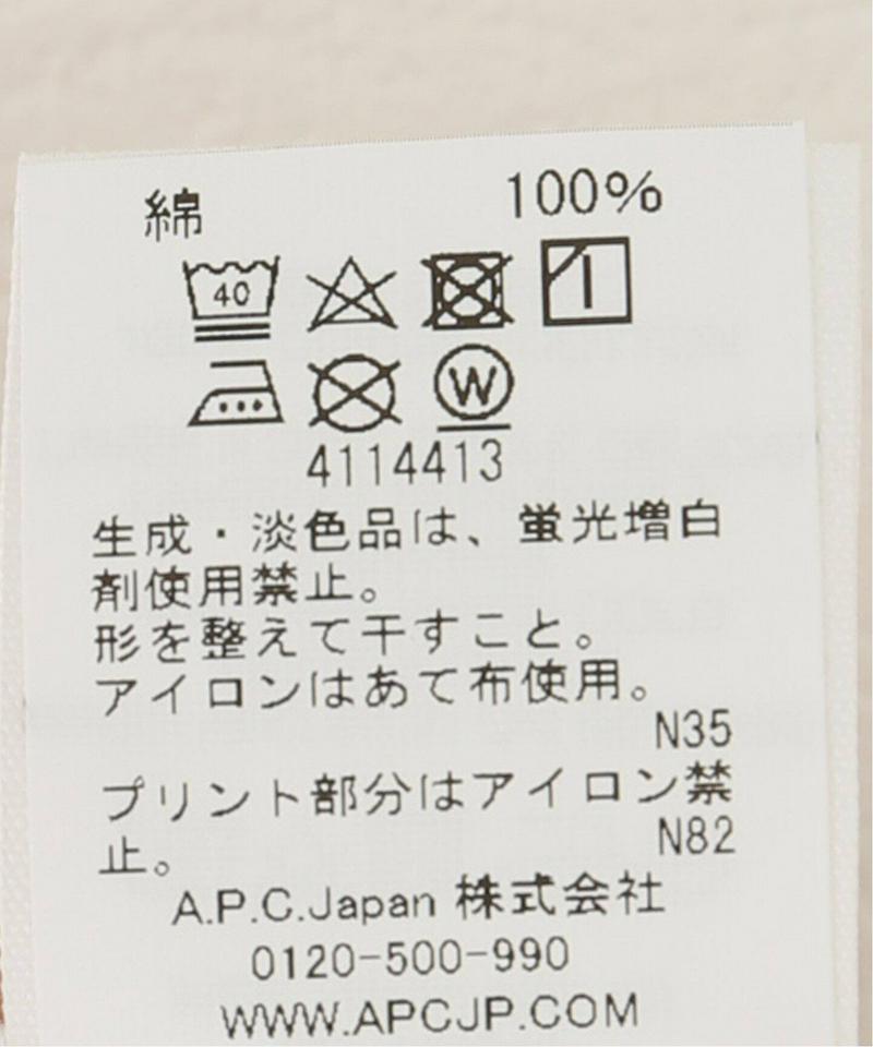 【A.P.C./アーペーセー】T-SHIRT VOLTMAND：Tシャツ（JOURNAL STANDARD relume）