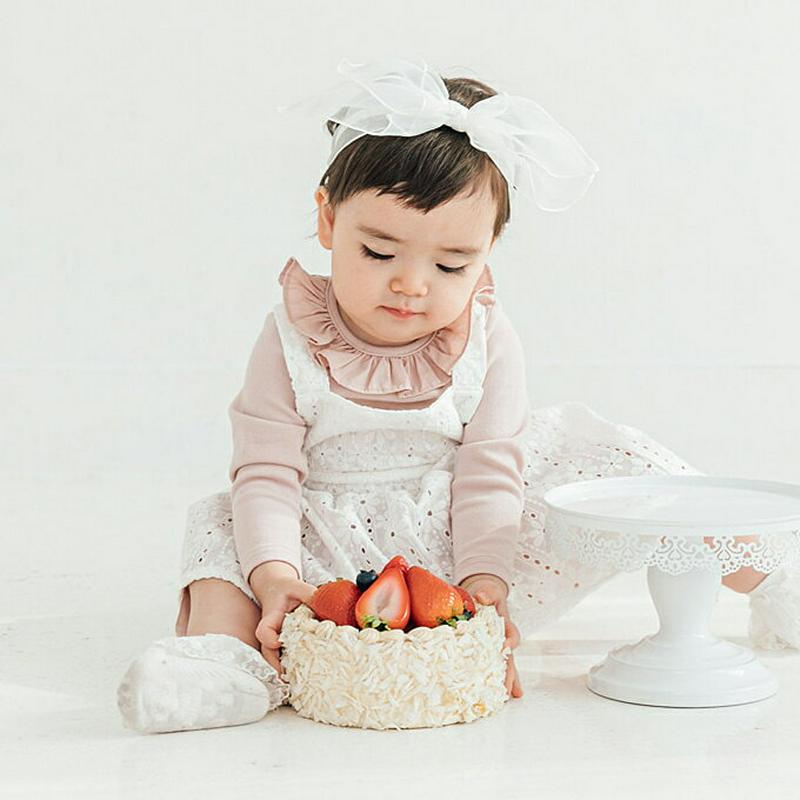 バッククロスレースサロペットスカート p001152 キッズ 【0~2才】【sk】【ボトムス スカート ワンピース ジャンパースカート レース コットン100 女の子 子供 子供服 乳幼児 ベビー用 ベビー服 出産祝い プレゼント 春 夏】【KIDS】