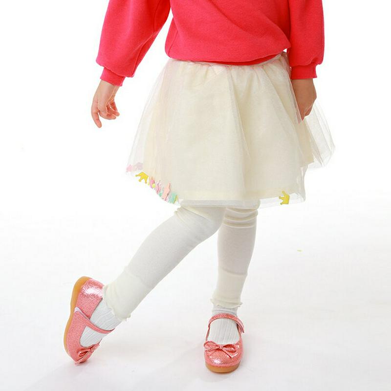 スタービーズチュールスカートレギンス・p001254 キッズ【3~8才】【pt】【スカートレギンス スカート レギンス パンツ チュールスカート 星 かわいい 可愛い ポップ 子供 こども 子供服 こども服】【KIDS】