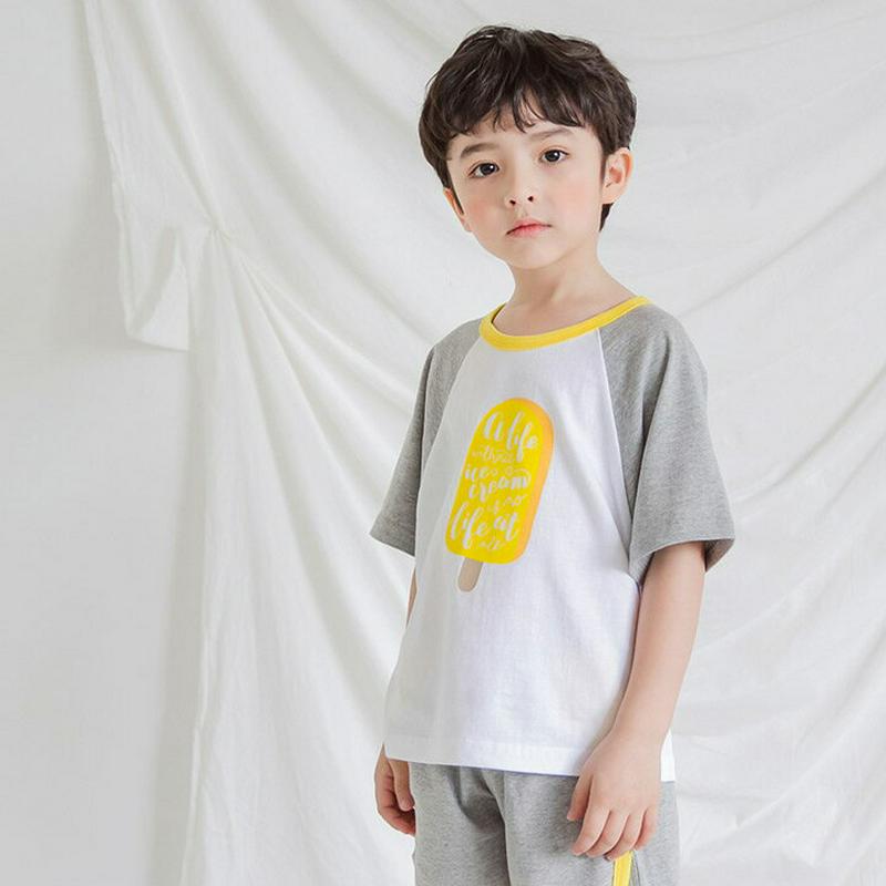 アイスバーラグランTシャツ・p001090 キッズ【3~8才】【tops】【トップス Tシャツ 半袖 ハーフスリーブ ロゴ カジ