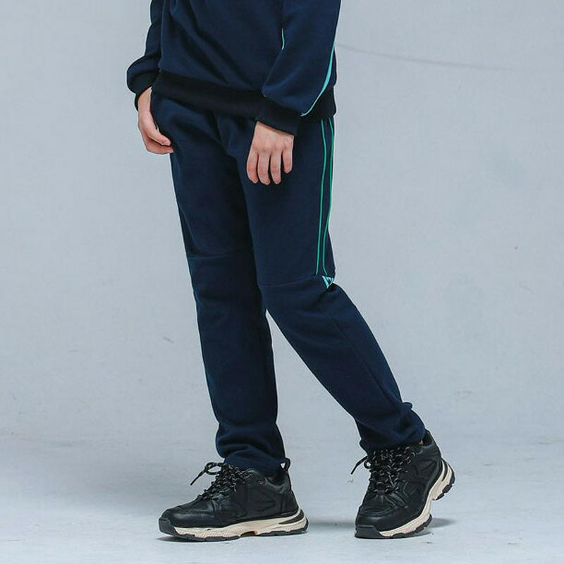 NP13ネオンライントレーニングパンツ(ネイビー)・p000853 キッズ【9~17才】【pt】【パンツ ズボン ボトムス ロン