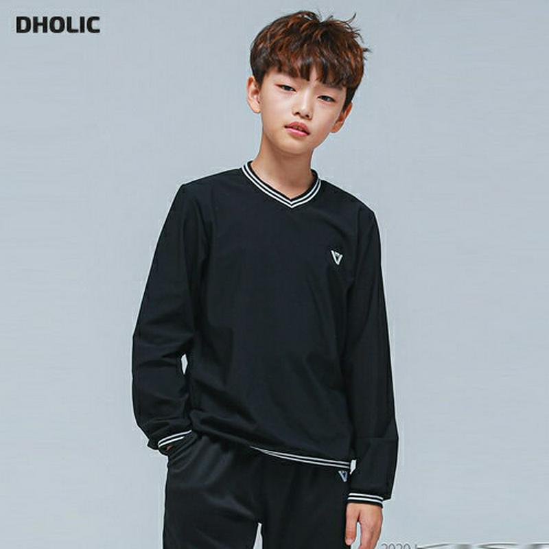 NT19ロゴVネックスウェット(ブラック)・p000788【9~17才】【tops】【トップス トレーナー スウェット スウェッ