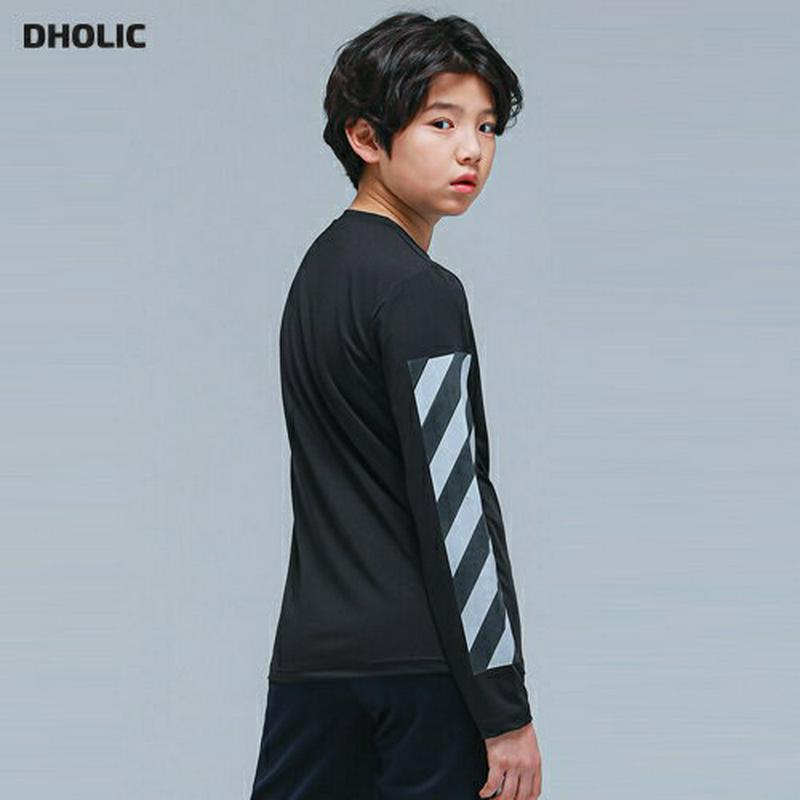 NT21カラーブロックTシャツ(ブラック)・p000804【9~17才】【tops】【トップス Tシャツ ロンT 長袖 ロゴ カ