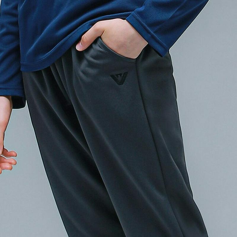 NP20ロゴポイントパンツ(チャコール)・p000795【9~17才】【pt】【パンツ ボトムス ズボン ロングパンツ 長ズボン