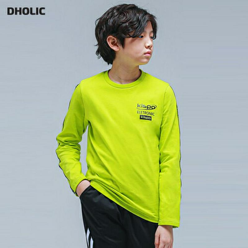 NT14レタリングテープTシャツ(オレンジ)・p000781【9~17才】【tops】【トップス Tシャツ ロンT 長袖 ロゴ 