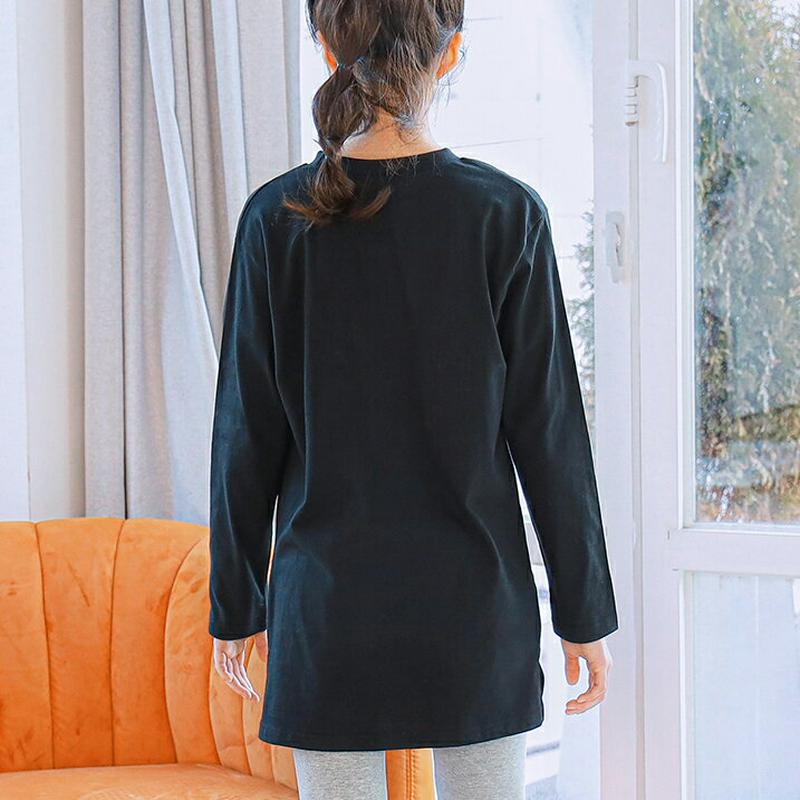 NT01ルーズロングTシャツ(ピンク) p001013 キッズ 【9~17才】【tops】【韓国 ファッション トップス Tシャ