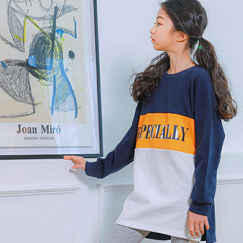 NT05ロングTシャツ(アクアグリーン) p000983 キッズ 【9~17才】【tops】【韓国 ファッション トップス Tシ