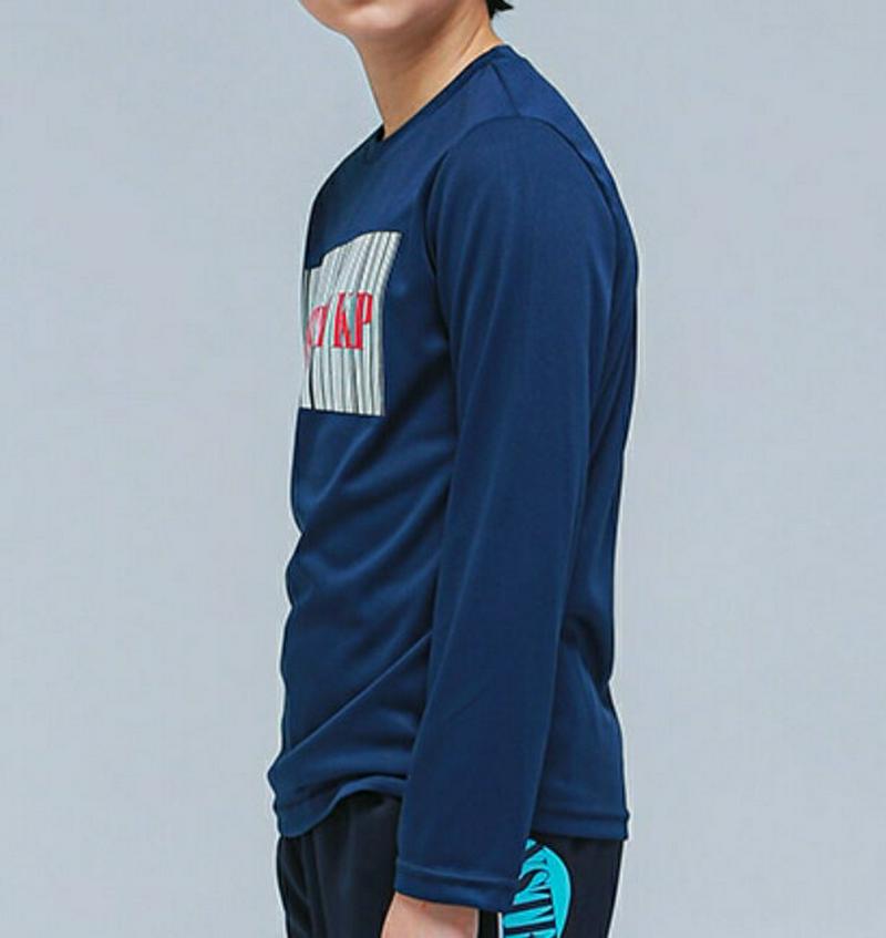 NT05ボックスプリントTシャツ(ダークネイビー) p000841 キッズ 【9~17才】【tops】【韓国 ファッション トッ