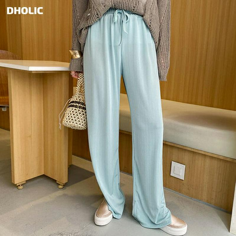 リブスリットパンツ・全4色・b61827 レディース【pt】【パンツ ロングパンツ ロング ズボン ボトムス リブ リブパンツ 