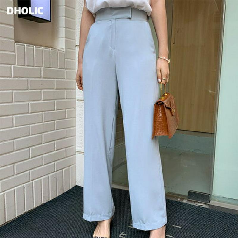 バックゴムワイドパンツ・全3色・b61825 レディース【pt】【パンツ ロングパンツ ロング ワイド ワイドパンツ 単色 無地