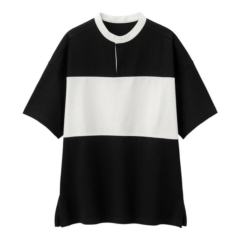 ラガーシャツ(5分袖)JN+E