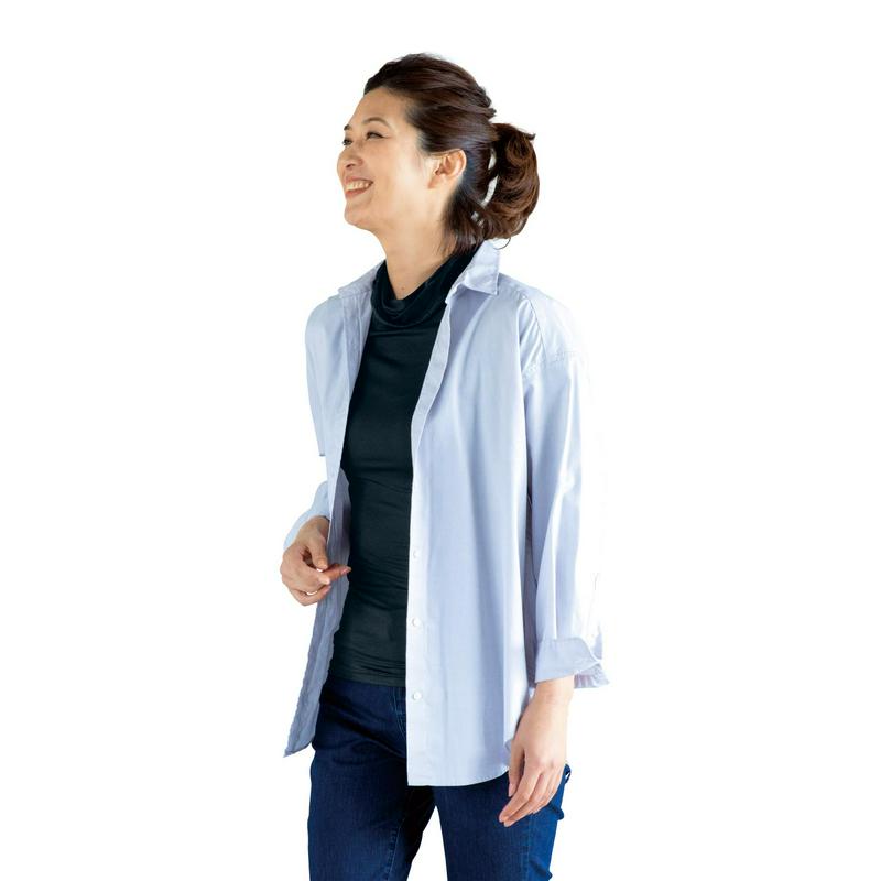 ストレッチＵＶロングＴシャツ　サラリ