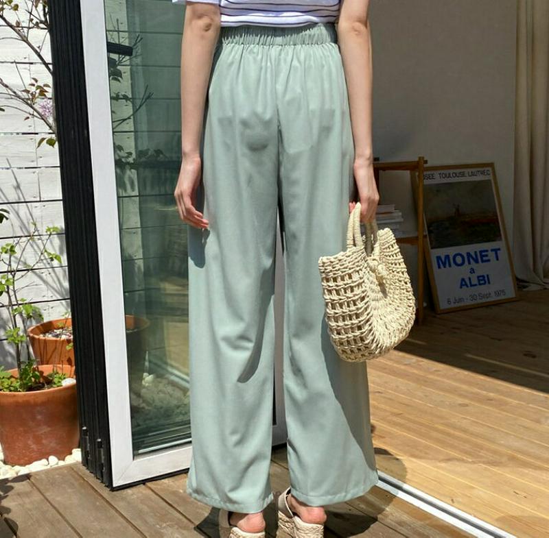 センタープレスワイドパンツ・全4色・b59031 レディース 【pt】【ワイドパンツ ロングパンツ ワイド ロング パンツ ズボ