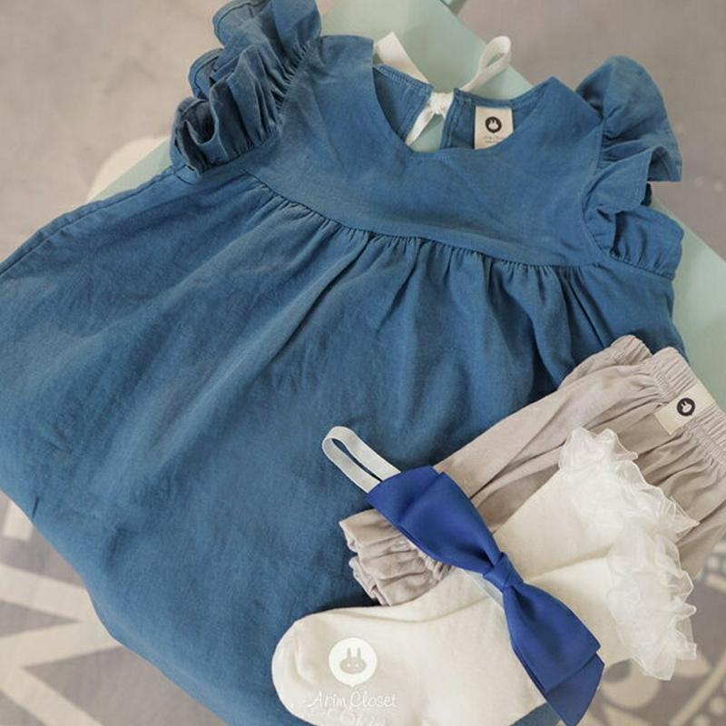 リネン混バックリボンワンピース・p000067 キッズ【3~8才】【ops】【ワンピース ミニワンピース ショート丈 ノースリーブ スリーブレス フリル 可愛い かわいい バックリボン りぼん リボン リネン 女の子 春 夏 子供 子供服 服】【KIDS】