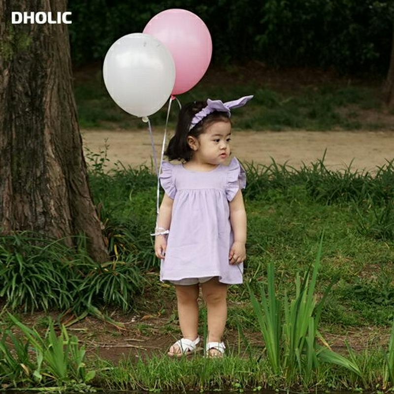 ラウンドネックフリルワンピース・p000072 キッズ【3~8才】【ops】【ワンピース ミニワンピース ショート丈 スリーブレス ノースリーブ フリル 可愛い かわいい 単色 ガーリー 女の子 春 夏 子供 こども 子供服 こども服】【KIDS】