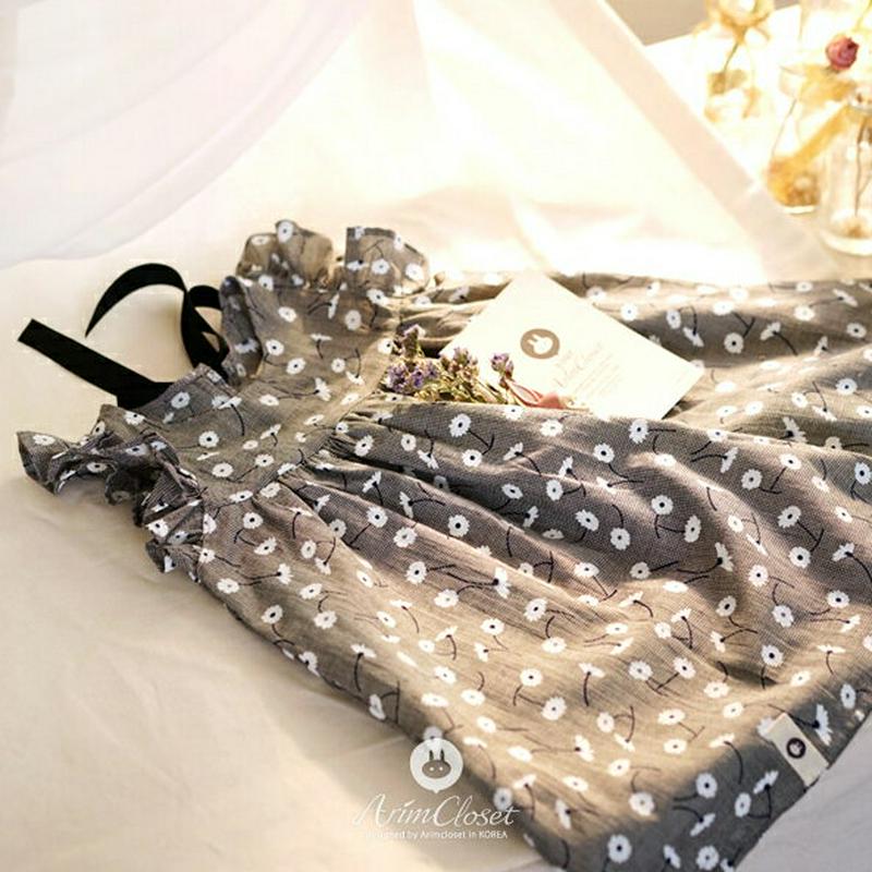 花柄フリルリボンワンピース・p000083 キッズ【3~8才】【ops】【ワンピース スリーブレス ノースリーブ 花柄 フラワー フリル 可愛い かわいい リボン りぼん 女の子 春 夏 子供 こども 子供服 こども服】【KIDS】