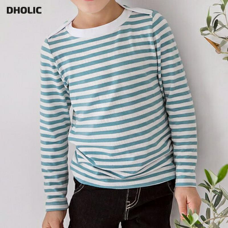 ショルダーラインボーダーTシャツ(junior)・p000191 キッズ【3~8才】【tops】【トップス Tシャツ Vネック 無地 長袖 女の子 男の子 ゆったり カジュアル キッズ 子供 こども 子供服 こども服】【KIDS】