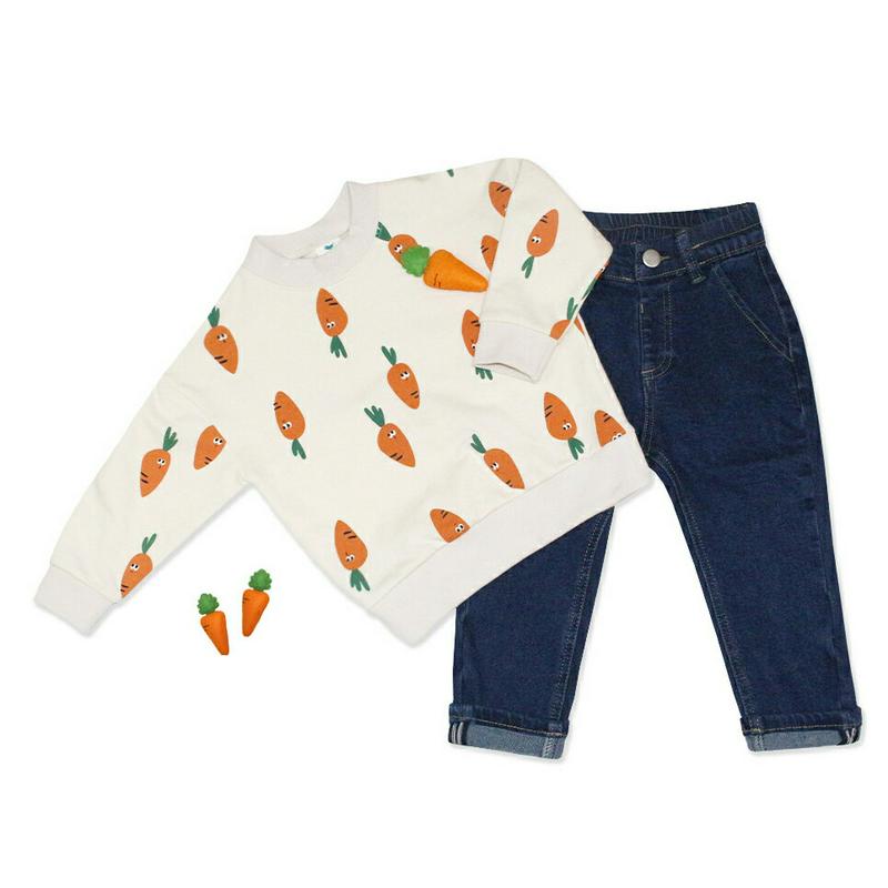 【キッズ只今10%OFF】キャロットスウェット・p000124 キッズ【3~8才】【tops】【トップス スウェット 長袖 ラウ
