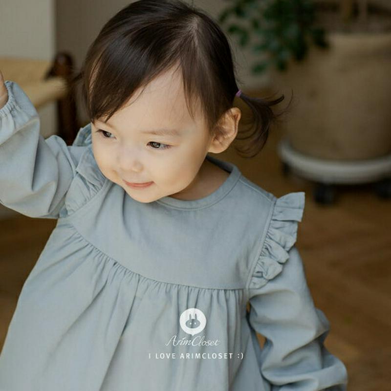 バックリボンフリルラインワンピース・p000089 キッズ【3~8才】【ops】【ワンピース フリル リボン りぼん バックリボン 可愛い かわいい 単色 女の子 春 秋 子供 こども 子供服 こども服】【KIDS】