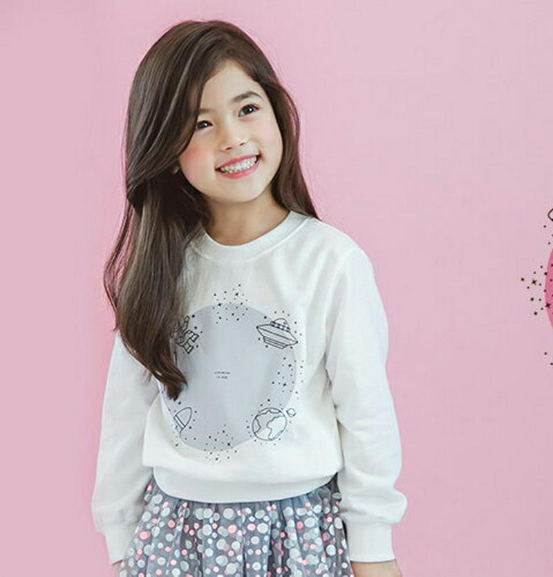 スペースロゴスウェット(junior)・p000212 キッズ【3~8才】【tops】【トップス Tシャツ Vネック 無地 長袖 女の子 男の子 ゆったり カジュアル キッズ 子供 こども 子供服 こども服】【KIDS】