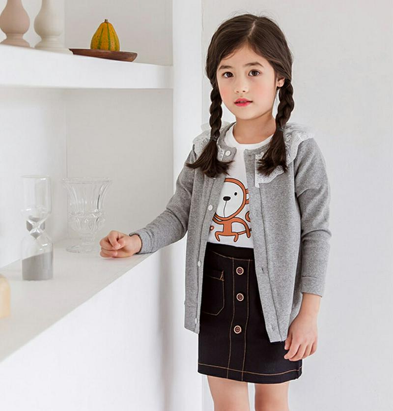 レースカラーカーディガン・p000134 キッズ【3~8才】【cd】【トップス Tシャツ Vネック 無地 長袖 女の子 男の子 ゆったり カジュアル キッズ 子供 こども 子供服 こども服】【KIDS】