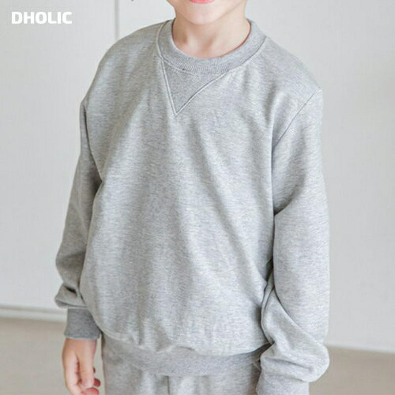 Vガゼットスウェット・p000224 キッズ【3~8才】【tops】【トップス Tシャツ Vネック 無地 長袖 女の子 男の子 ゆったり カジュアル キッズ 子供 こども 子供服 こども服】【KIDS】