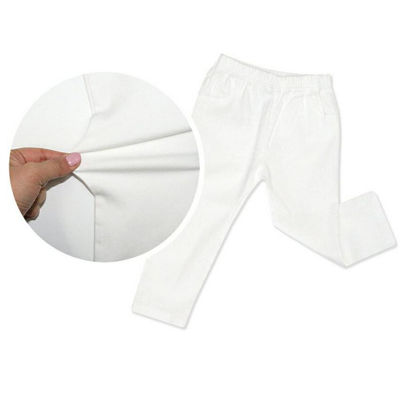 【キッズ只今10%OFF】アイボリーカラーレギンス・p000117 キッズ【3~8才】【pt】【パンツ ズボン レギンス タイツ
