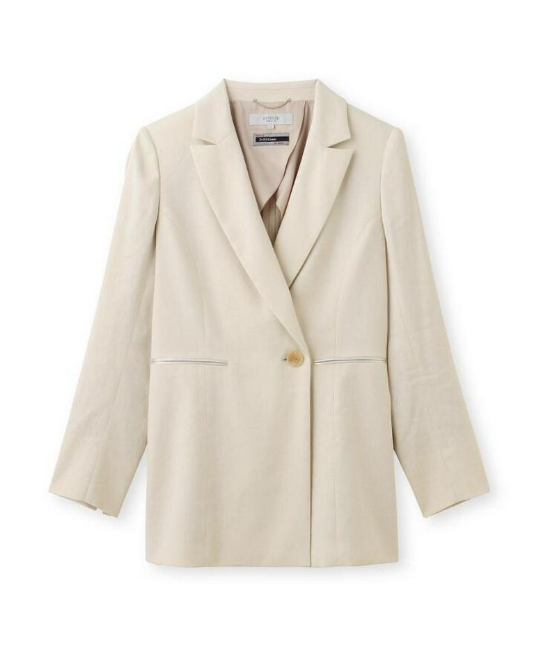 麻ブレンドジャケット