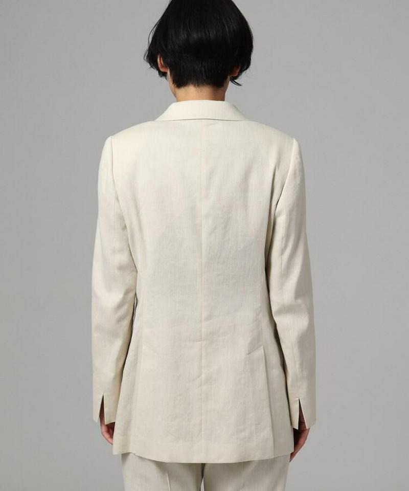 麻ブレンドジャケット