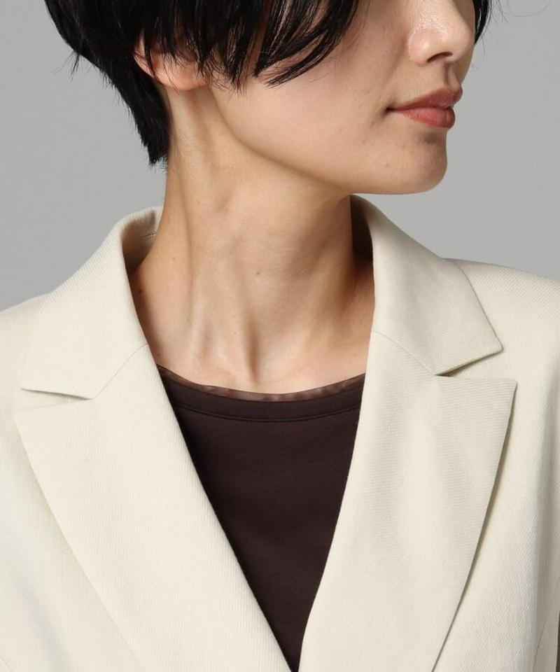 麻ブレンドジャケット