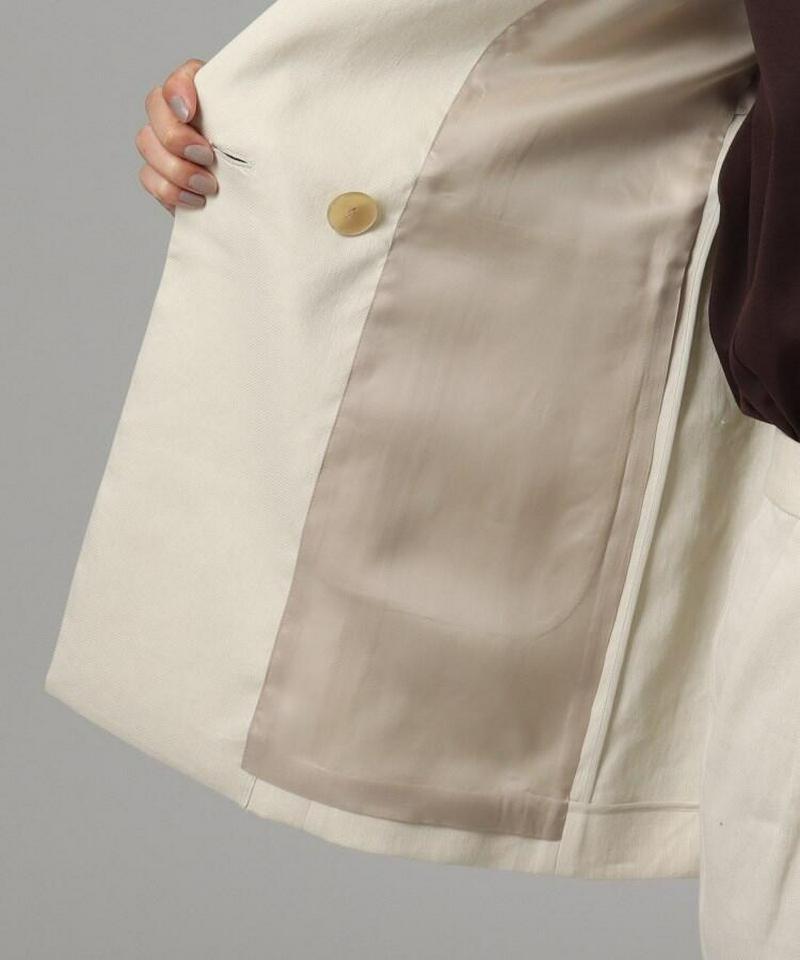 麻ブレンドジャケット