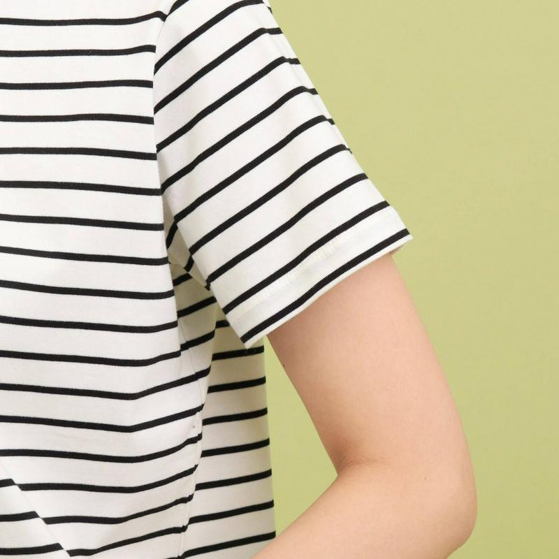 フェイクパールロゴＴシャツ